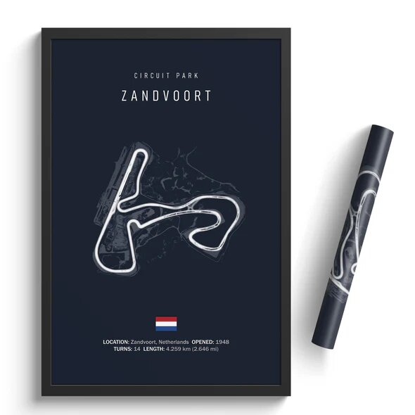 Circuit de Zandvoort - Illustratedtracks - Oniric